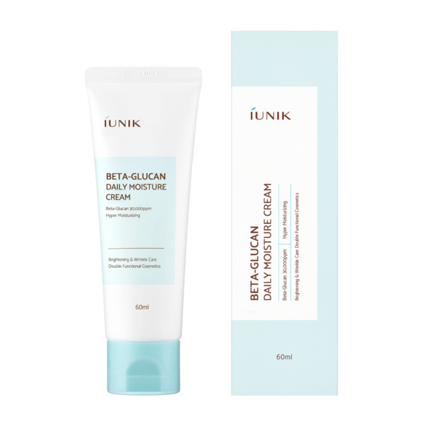 iunik beta-glucan daily moisture cream ครีม 60ml