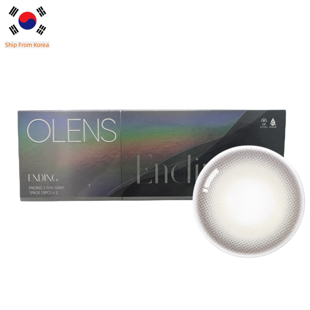 Olens ENDING Gray 20P คอนแทคเลนส์ เลนส์เกาหลี