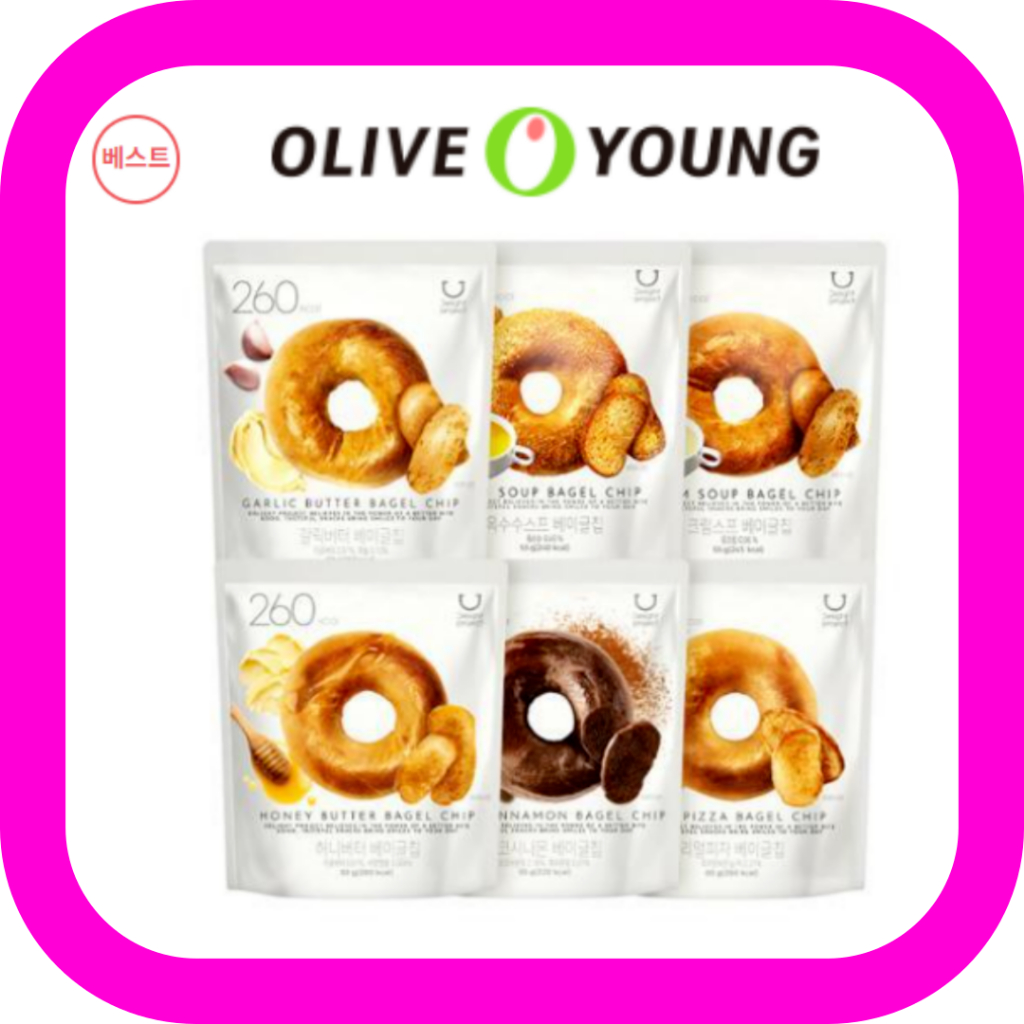 [Olive Young] Delight Project Bagel Chip Series / Honey Yakgwa / ขนมหวานเกาหลี