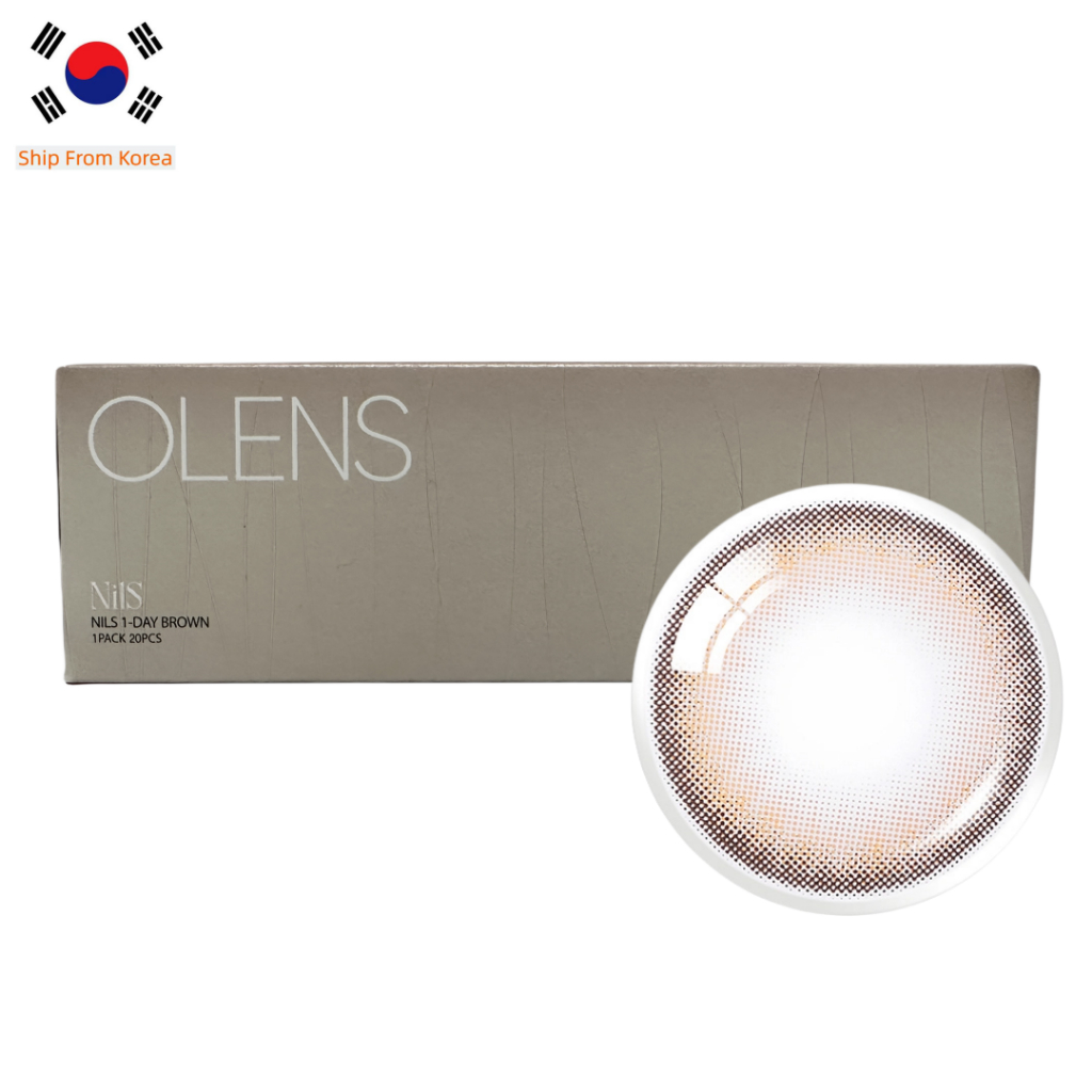 Olens NILS BROWN 20P คอนแทคเลนส์ เลนส์เกาหลี