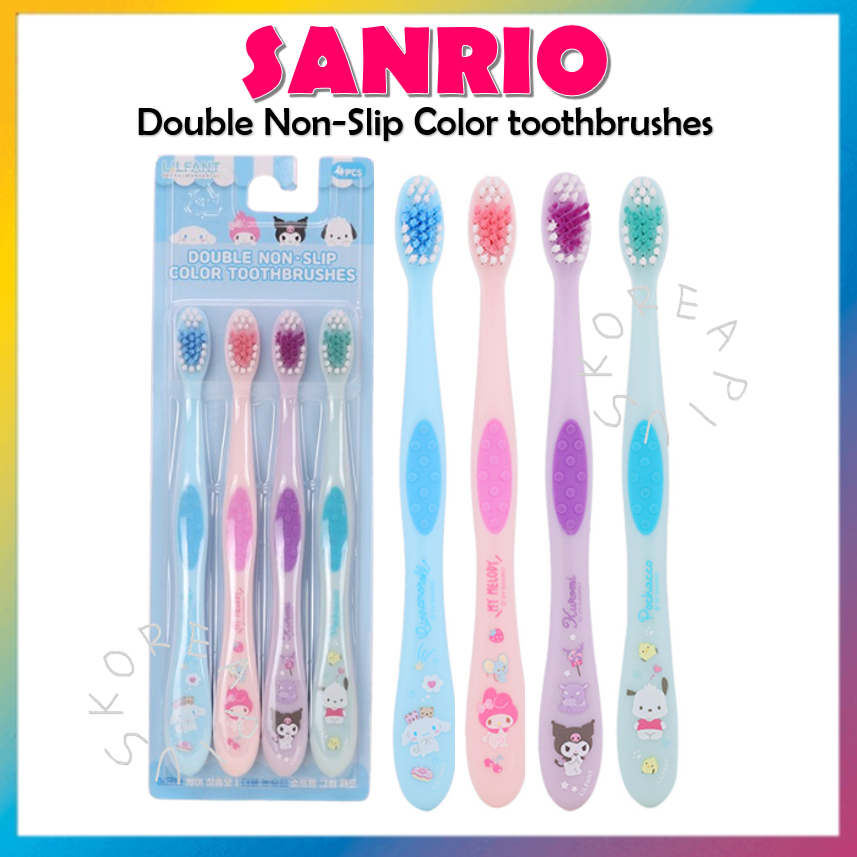 [SANRIO] Lilfant แปรงสีฟัน กันลื่น 4 ชิ้น