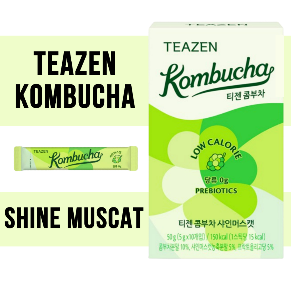 Teazen Kombucha Series Shine Muscat Flavour 10T 30T