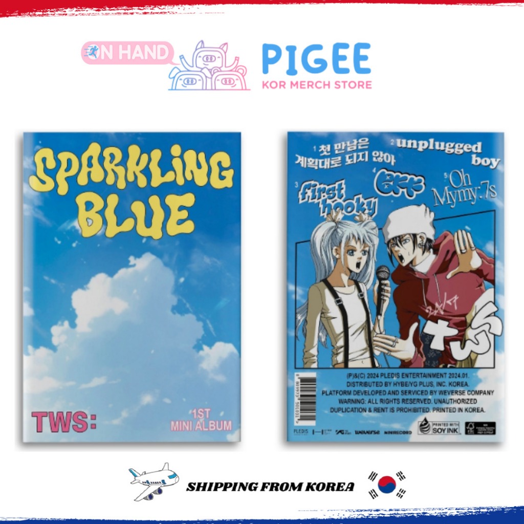 TWS - [ SPARKLING BLUE ] 1ST Mini Album (WEVERSE Album Ver.)
