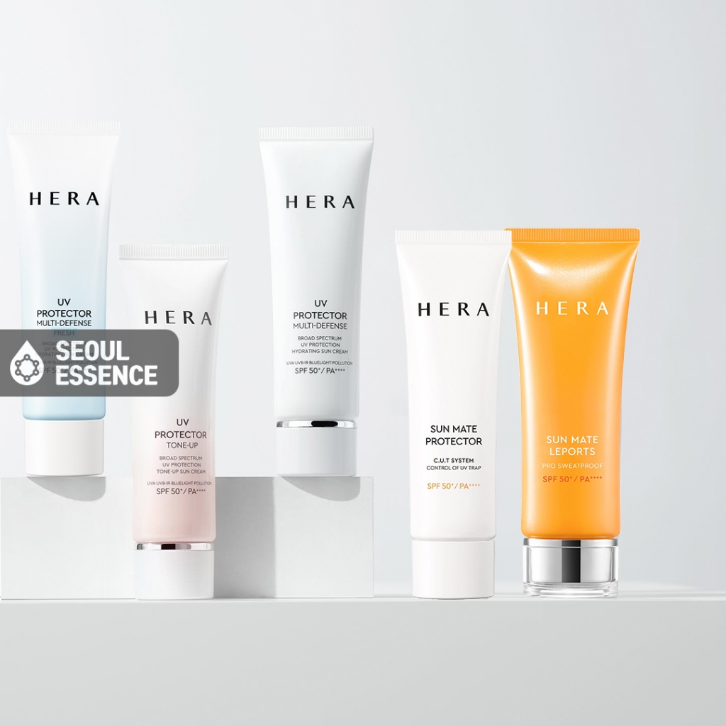 HERA UV Protector Multi Defense (สด) / Tone-Up (ลาเวนเดอร์ & พีช) / CC Natural / Sun Mate Protector - Sun Block, Sun Screen, Sun Cream (Sun Care)