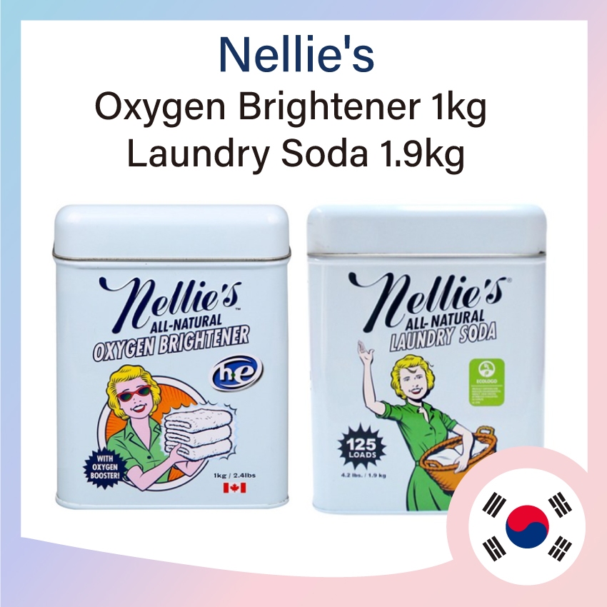 Nellie's Oxygen Brightener 1 กก. / น้ํายาซักผ้า เนลลี่ โซดา 1.9 กก. 125 ROADS