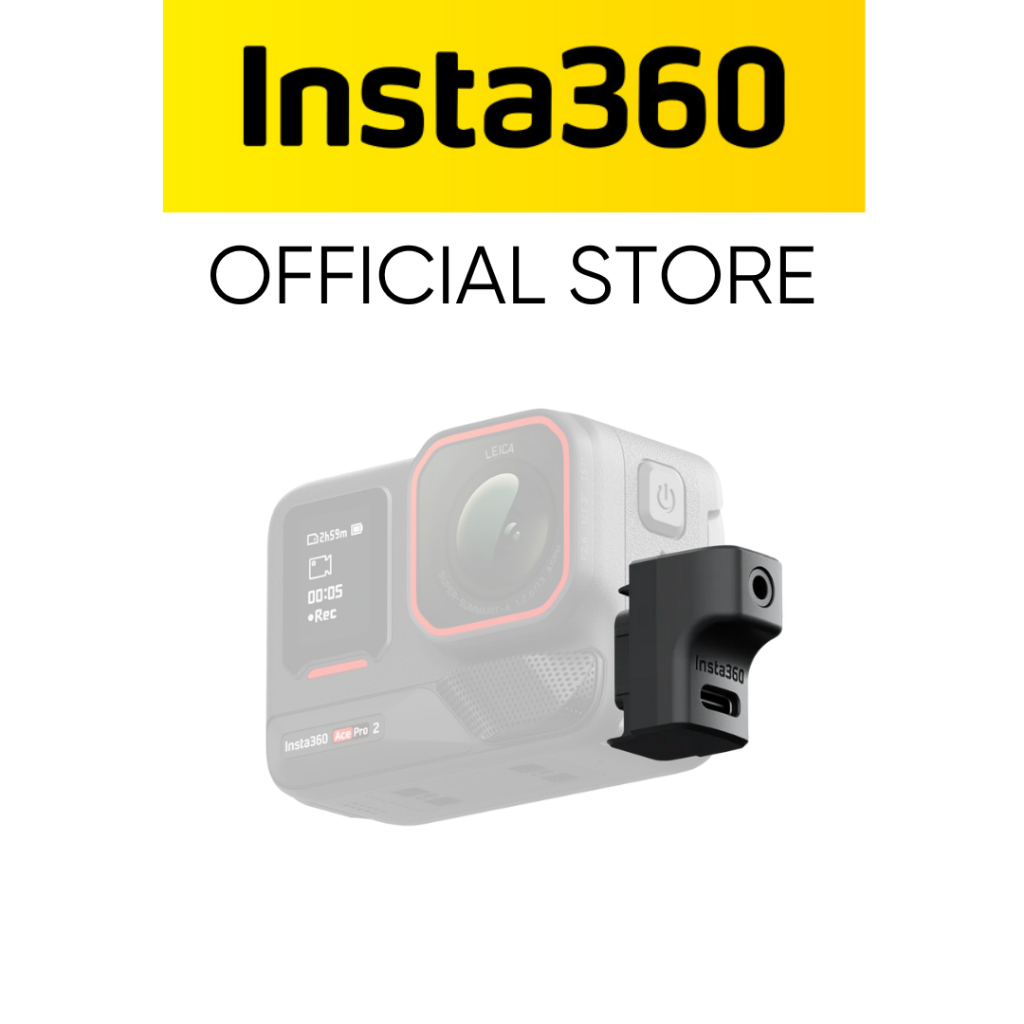 Insta360 Ace Pro 2 / Ace Pro / Ace - อะแดปเตอร์ไมโครโฟน