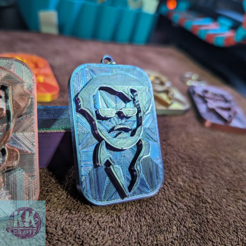 พวงกุญแจ Rajini - Baasha ( พิมพ์ 3d )