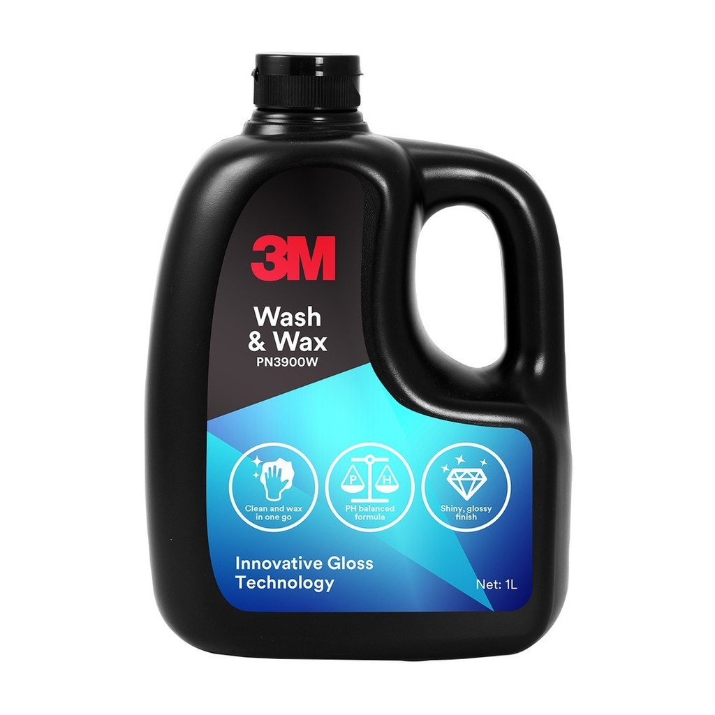 3M PN39000W ล้างรถ & แว็กซ์ 1 ลิตร