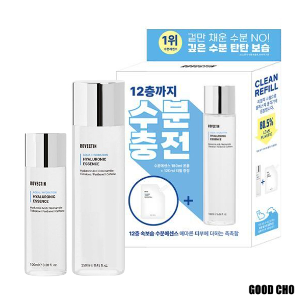[Rovectin] Aqua Hyaluronic Essence 100ml/180ml/250ml