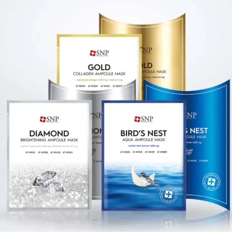 Snp Ampoule Mask Series (10 แผ่น/กล่อง)