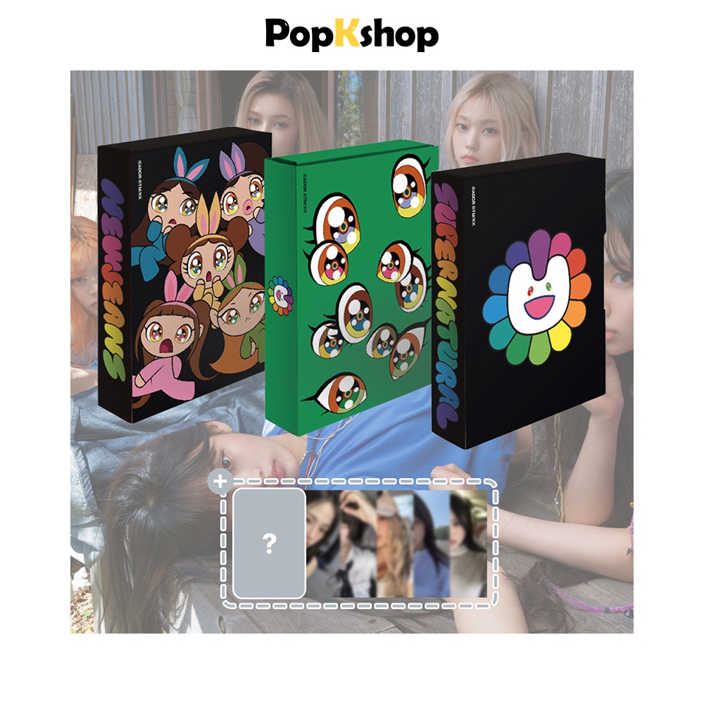 [ของแถม] NewJeans Japan Double Album [ Supernatural ] NJ X MURAKAMI Weverse Albums ver NJZ