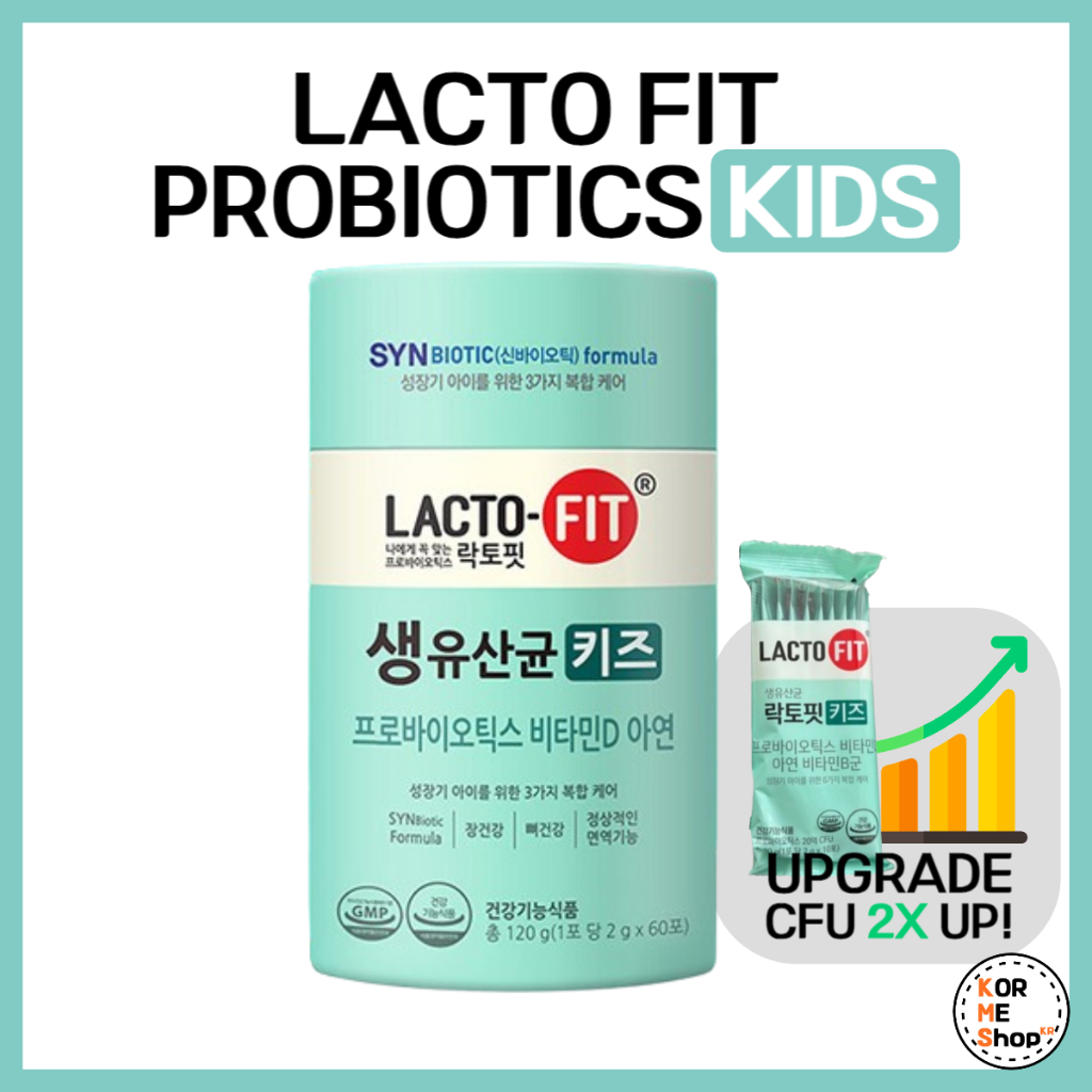 Lacto FIT โปรไบโอติก สําหรับเด็ก 2000 มก. 60 ชิ้น | โปรไบโอติก lacto fit สําหรับเด็ก