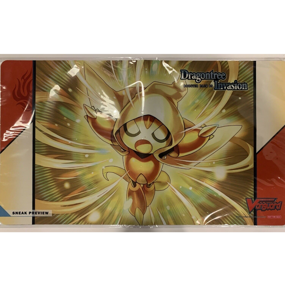 Vanguard D-BT09 Dragontree Invasion Sneak Preview Playmat - Clad ในสวดมนต์