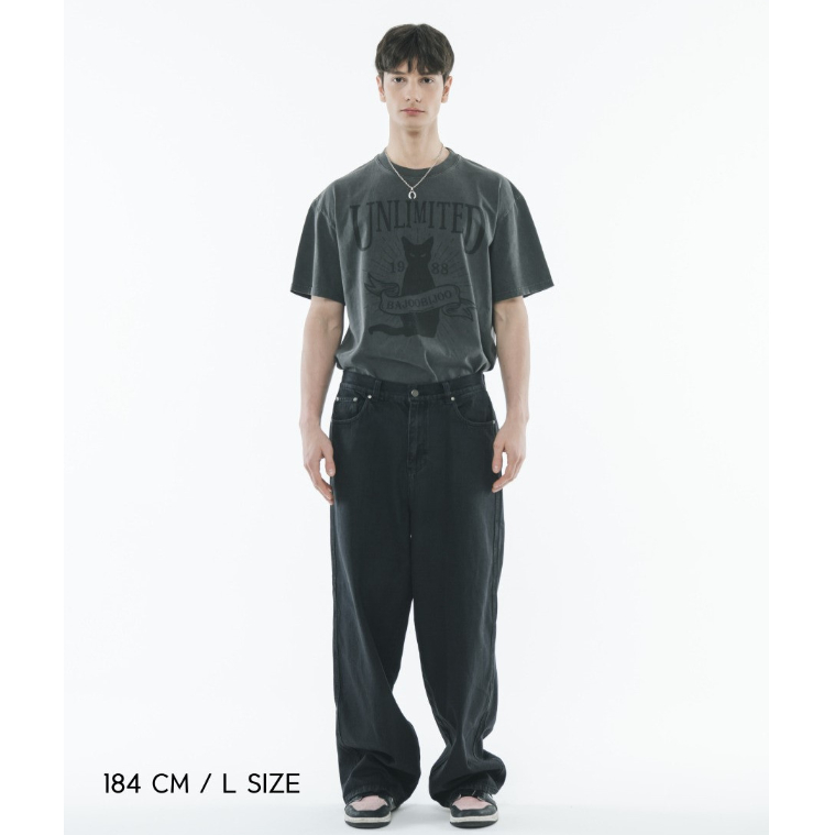 [ Bajoo BIJOO ] แท้ 100% เสื้อยืด ลายแมว 2 สี สไตล์เกาหลี - รูปที่ 4