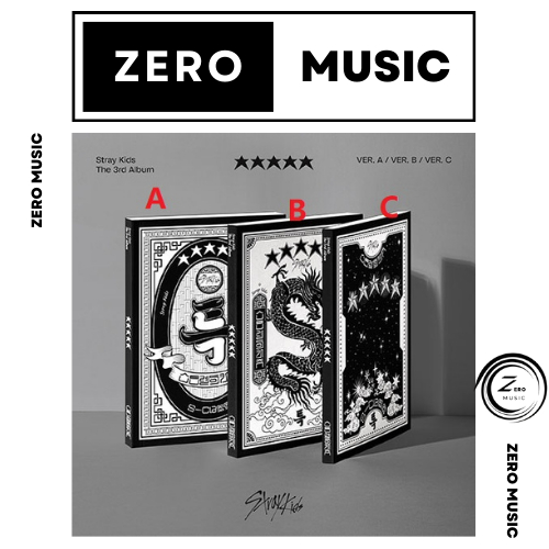 Stray Kids - อัลบั้มที่ 3 [5-STAR] (ไม่มีป็อบ)