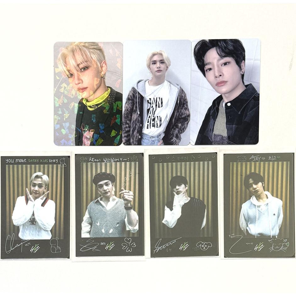 [OFFICIAL] SOUNDWAVE SKZ STRAY KIDS ODDINARY MANIAC Album LUCKYDRAW PHOTOCARD