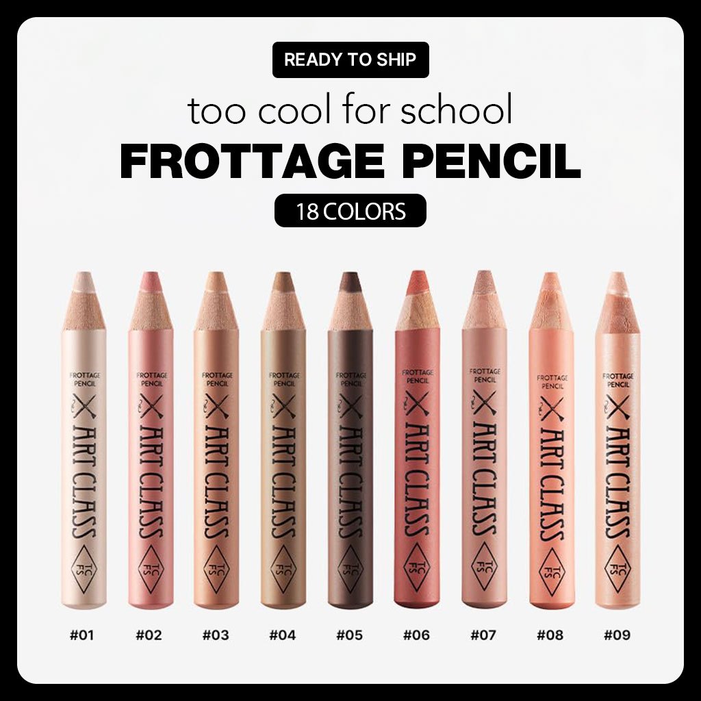 [Too Cool สําหรับโรงเรียน] Artclass Frottage Pencil 1.1g / Eyeshadow Blush Highlighter