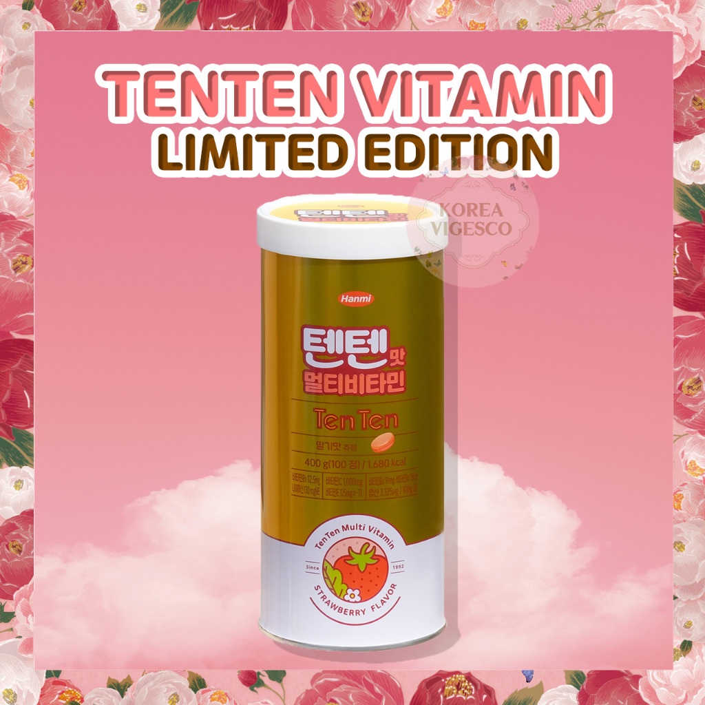 พร้อมส่ง ถูกที่สุด ของแท้ TENTEN VITAMIN วิตามินเทนเทน แบบชิกิต้า บำรุงร่างกาย เพิ่มความสูง ไอดอลเกา