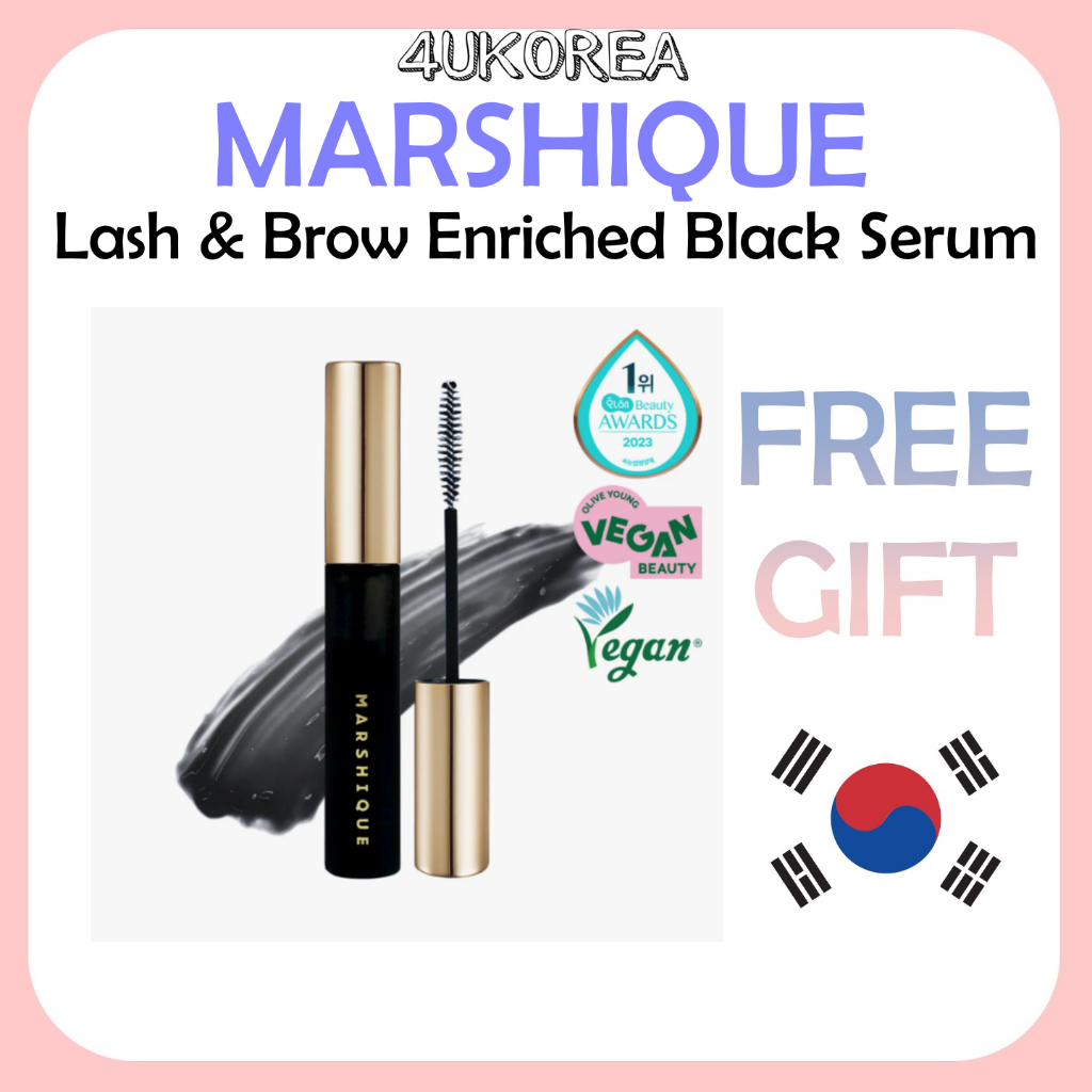 MARSHIQUE Lash & Brow Enriched Black Serum/K-BEAUTY