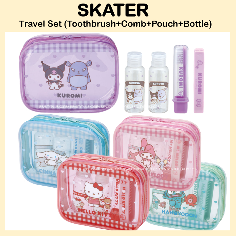 [SKATER] ชุดแปรงสีฟัน หวี และกระเป๋า TRVS1 สําหรับเดินทาง