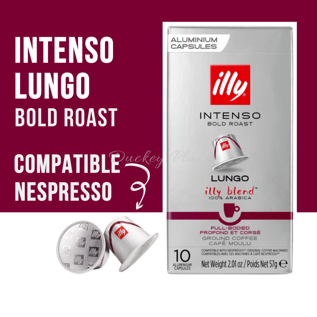Illy Coffee Compatible Nespresso Series INTENSO Long Espresso Type 10 แคปซูล
