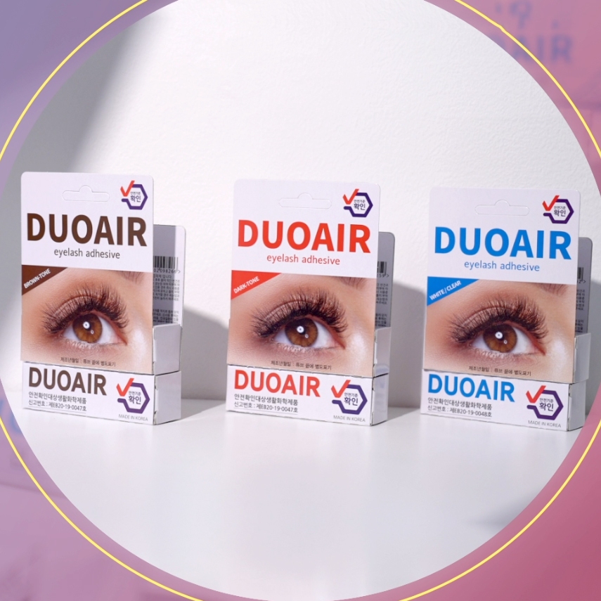 Duo AIR Eyelash Adhesive CLEAR / DARK / BROWN 7ml กาวติดขนตาปลอม (ผลิตในเกาหลี)