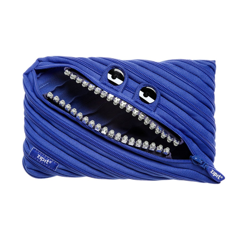 ZIPIT Grillz Jumbo Pouch กล่องดินสออเนกประสงค์ขนาดใหญ่ สีฟ้า