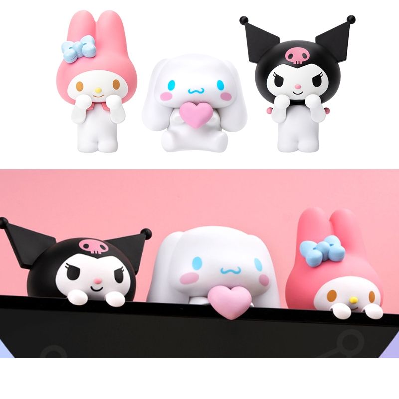 [Sanrio] คลิปฟิกเกอร์น้ําหอมปรับอากาศ ขนาดเล็ก สําหรับ Kuromi My Melody Cinnamoroll