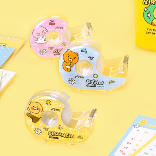 [Kakao Friends] Kakao Little Friends SAY CHEESE Transparent Tape / Choonsik, Ryan, Apeach