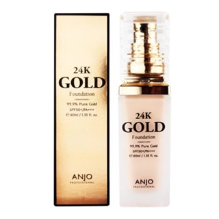 Anjo รองพื้น สีทอง 24K ขนาด 40 มล.