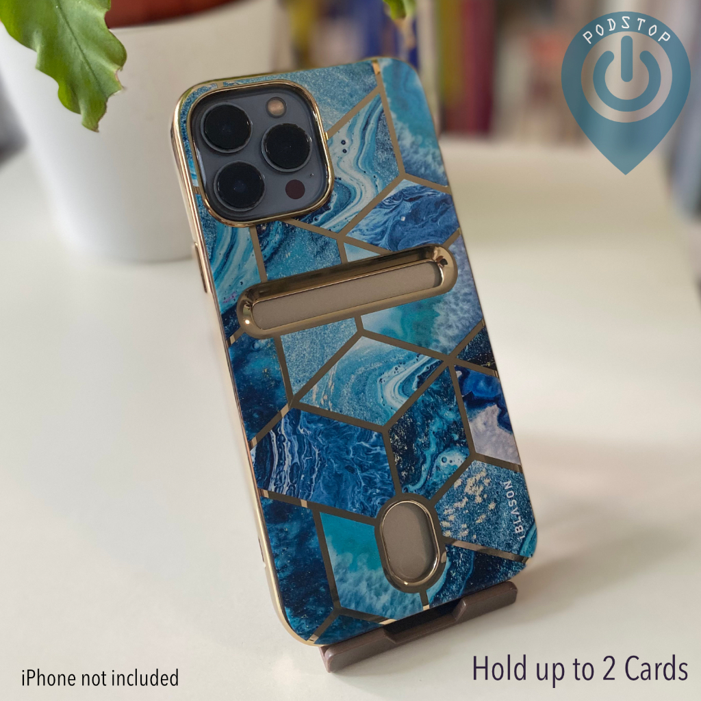 IBLASON COSMO CosCard Case สําหรับ iP13 / 13 Pro / 13 Pro Max (Ocean)