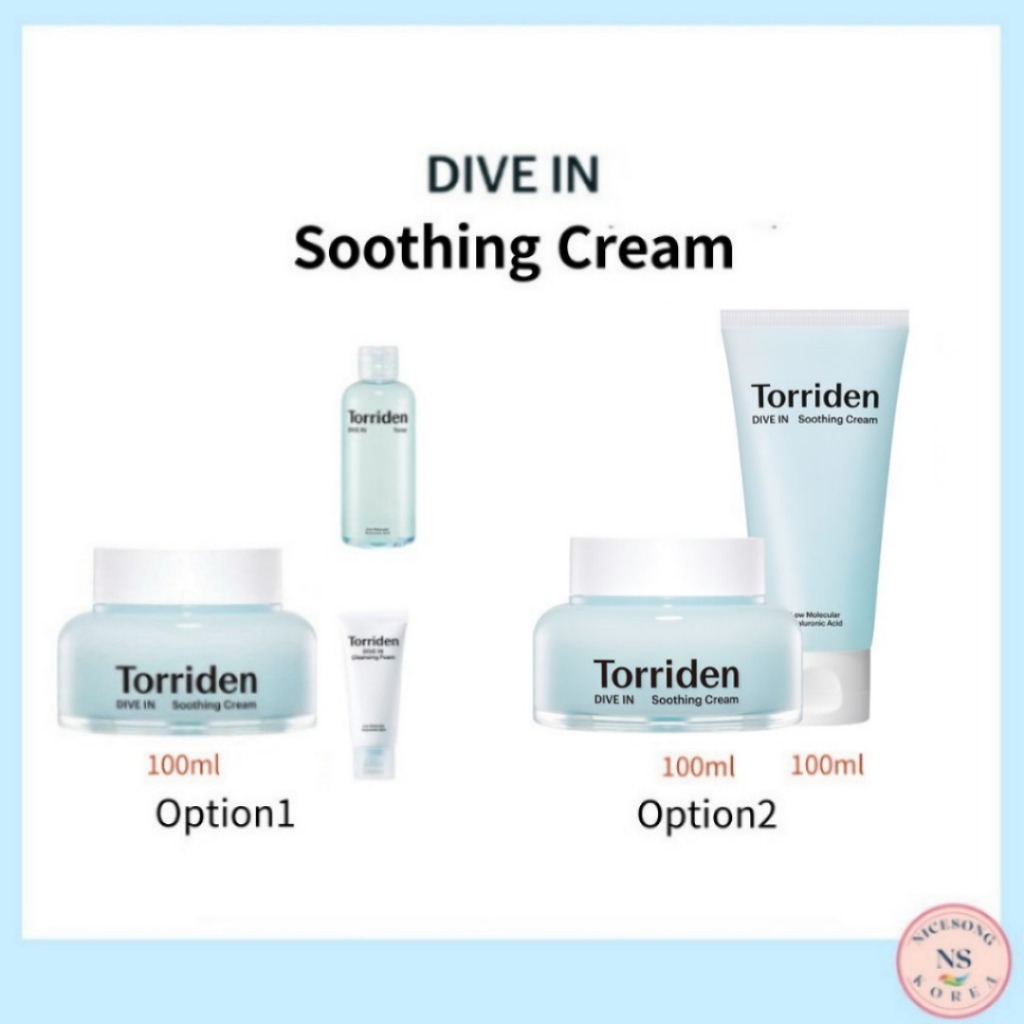 [Torriden] ครีมบํารุงผิว กรดไฮยารูลอนิก (100 มล. + 20 มล.) /(100 มล. + 100 มล.)