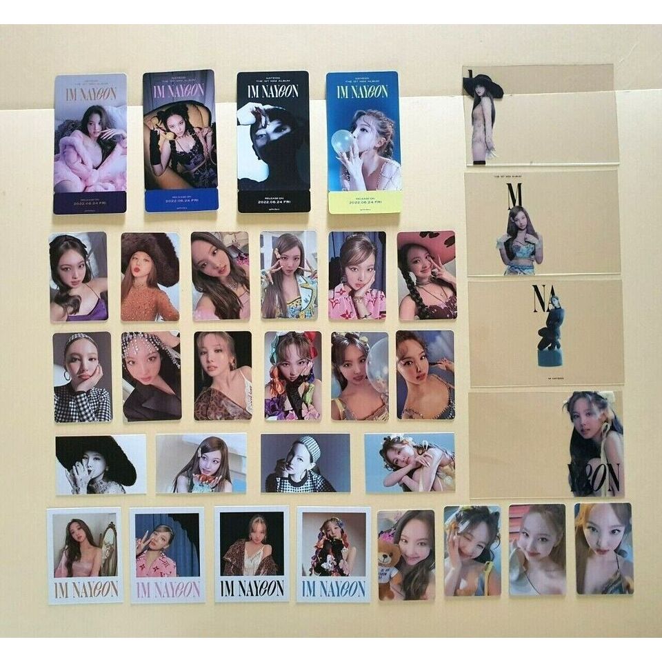 Kpop สองครั้ง Nayeon 1st Mini Album Im Nayeon Photocard อย่างเป็นทางการ & Withmuu Lucky Draw