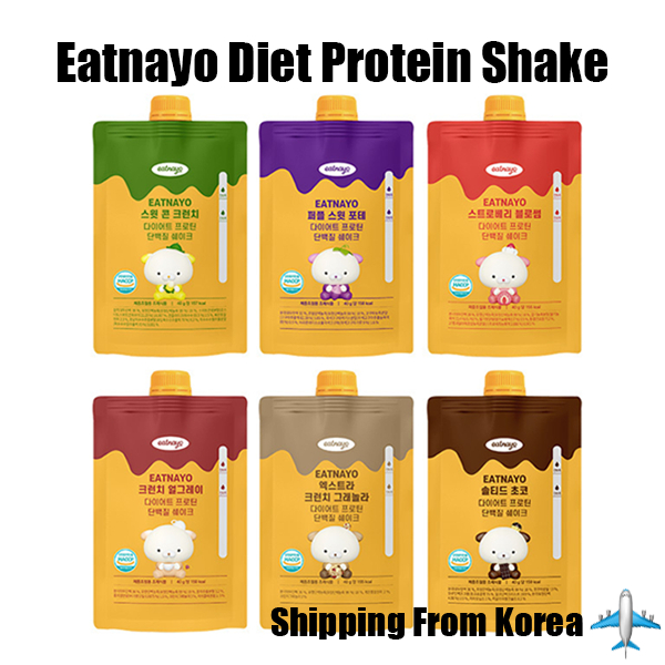 [Eatnayo] Diet Protein อาหารเสริม Shake Pouch 40g อาหารเสริมทดแทนมื้ออาหาร / Korean Protein ShakeCorn / Granola / Strawberry / Chocolate / Purple Sweet Potato / Earl Grey
