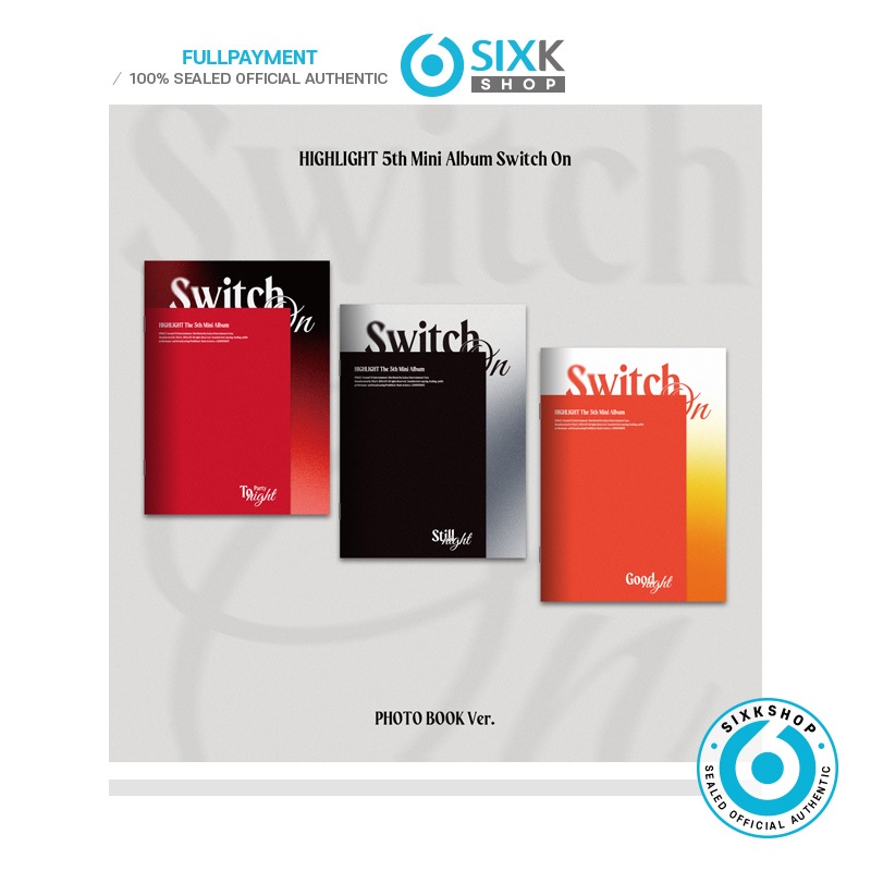 (PHOTOBOOK Ver.) HIGHLIGHT - THE 5th Mini Album [Switch On]