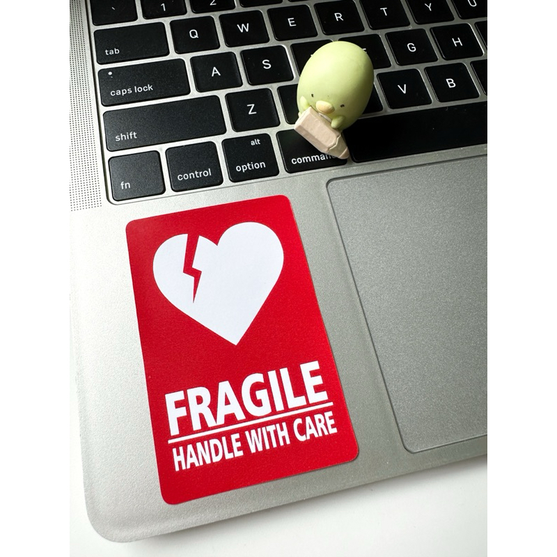 WATERPROOF Fragile Heart Handle With Care Laptop Sticker 1448