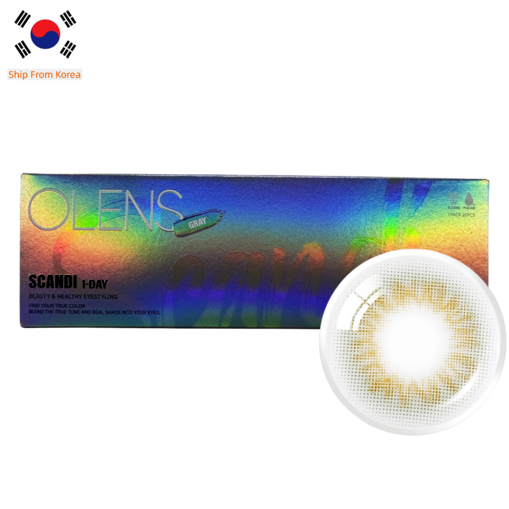 Olens SCANDI Gray 20P คอนแทคเลนส์ เลนส์เกาหลี