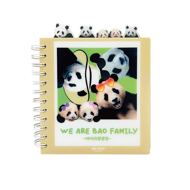[ Panda Fubao ] bao family Index note โดย Everland Zoo official shop (Fu bao)