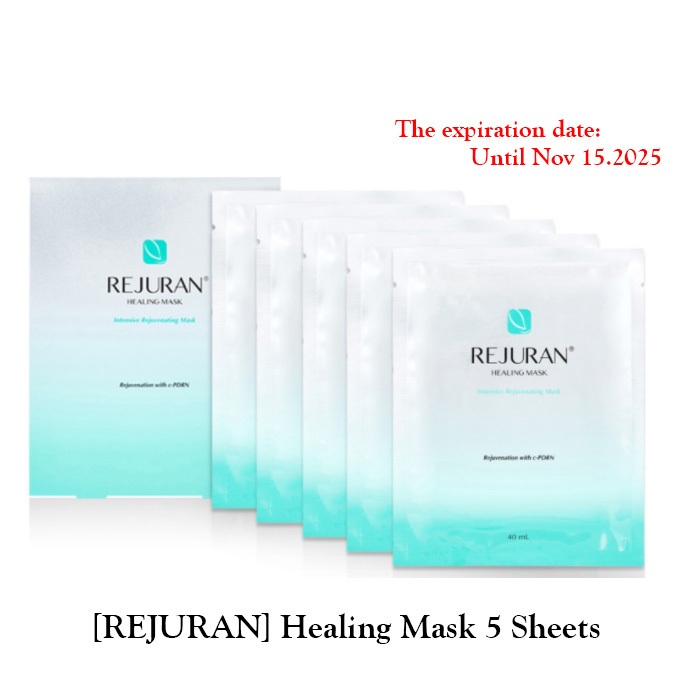 [REJURAN] Rejuran healing mask (Clinic mask) แผ่นมาส์กรักษา 5 แผ่น / K-BEAUTY