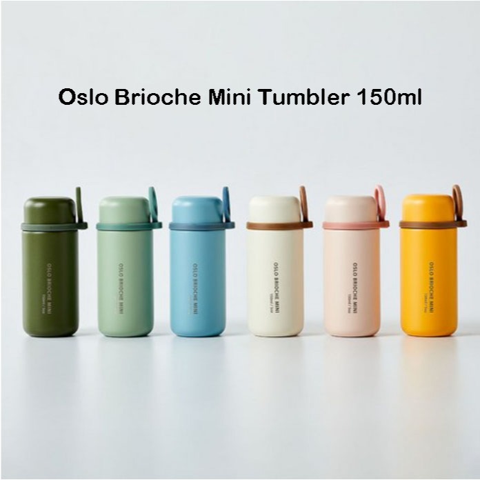 Oslo Brioche Mini Tumbler 150ml, Ivory, Green, Sky Blue, Pink, Yellow, Deep Green