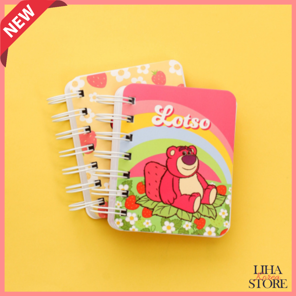 Daiso Korea Pixar Toy Story SchedulerLotso Notepad Goods Toy Story MemoBook
