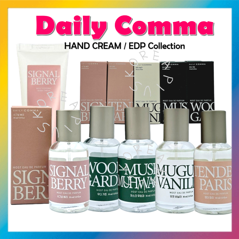[Daily Comma ] Most Perfume Hand Cream 30ml handcream Signal Berry Must Muhwagua Tender Paris Muguet Vanilla