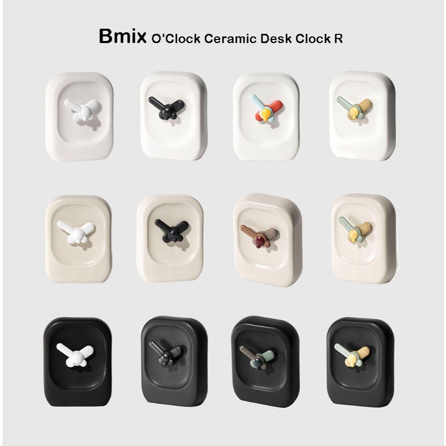 Bmix OClock นาฬิกาตั้งโต๊ะเซรามิก R