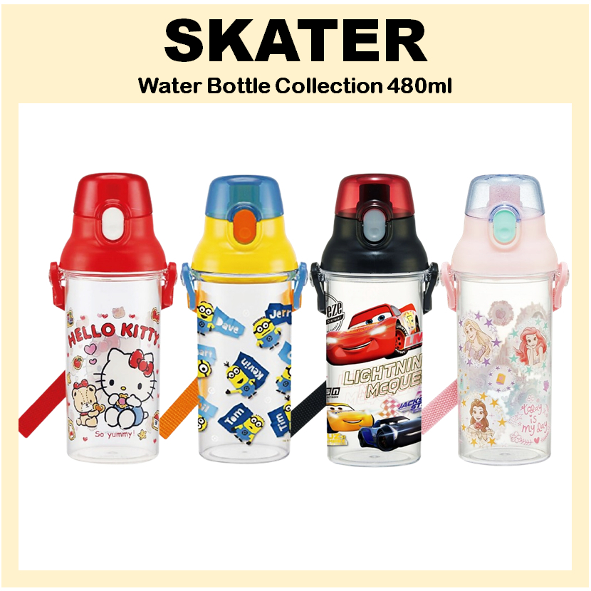 [SKATER] ขวดน้ําดื่มพลาสติกใส 480 มล. PSB5TR ผลิตในญี่ปุ่น