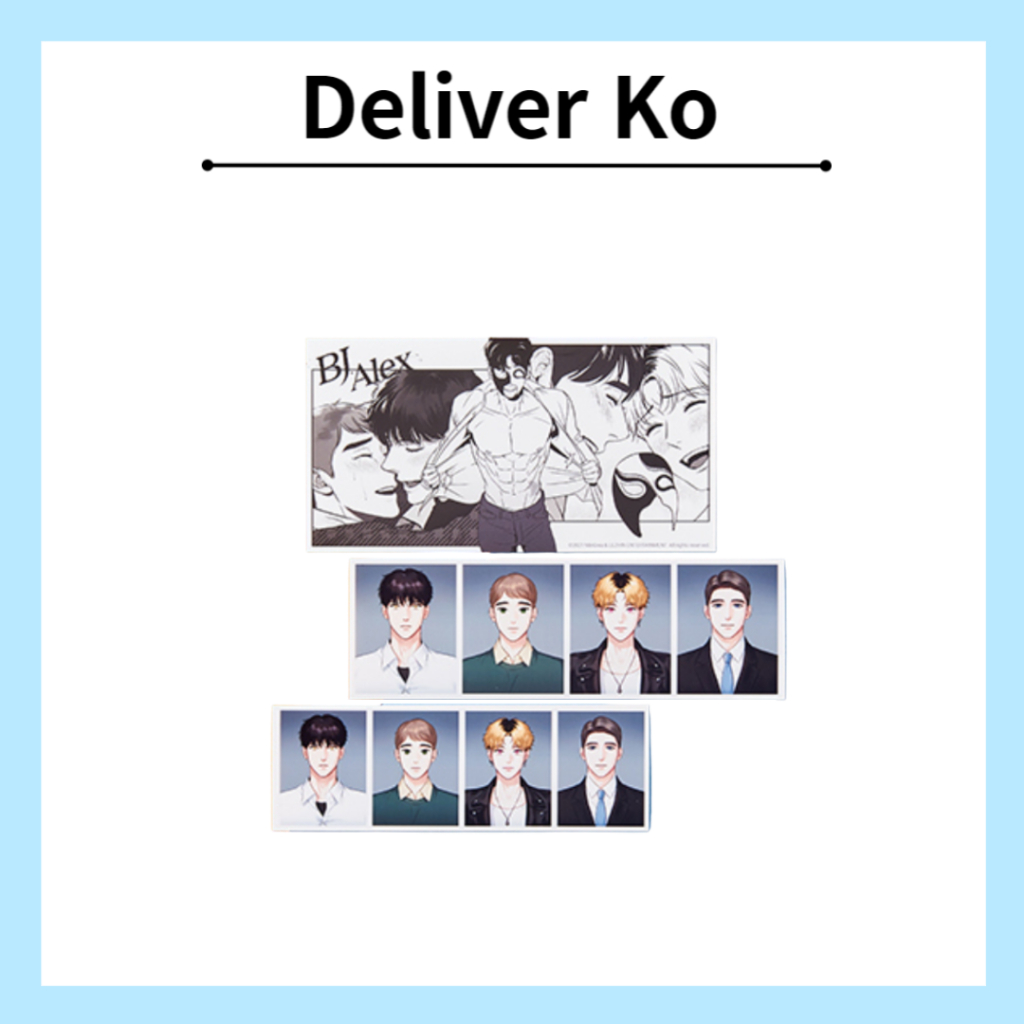 [BJ Alex] รูปภาพ Mingwa Yaoi korea webtoon BL Manhwa BJ Alex ID [Official Merch]