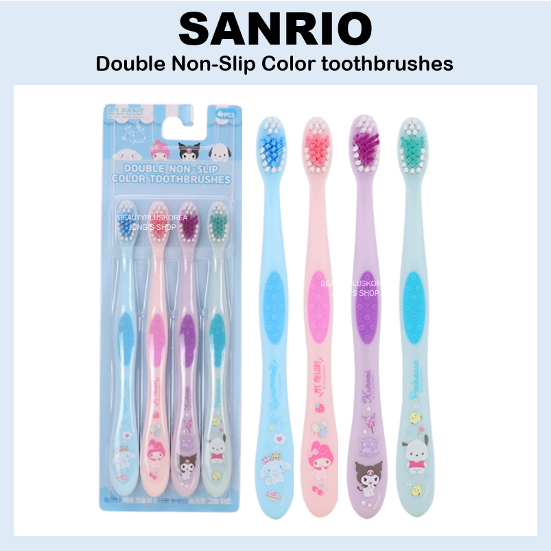 [SANRIO] Lilfant แปรงสีฟัน กันลื่น 4 ชิ้น