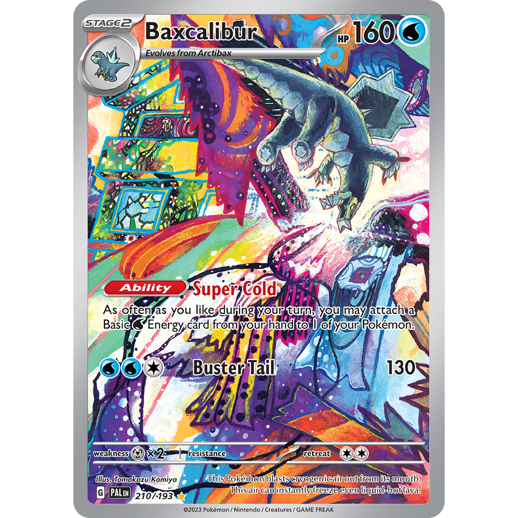 [โปเกมอน TCG] [Scarlet & Violet: Paldea Evolved] ภาพประกอบ Baxcalibur