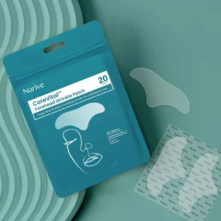Nurive แผ่นแปะริ้วรอยหน้าผาก (20ct) Collagen Infused Korean Skin Care Overnight Patch