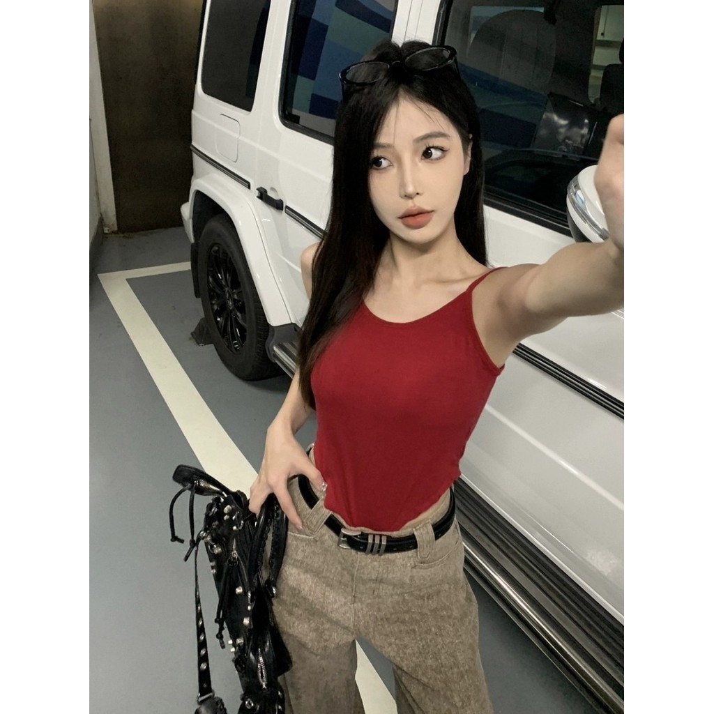 Vogue🌟พร้อมส่ง🌟 สื้อเชิ้ตทรงแถวกระดุมเดียวสุดเซ็กซี่และเก๋ไก๋ เสื้อกล้ามเซ็กซี่เปลือยหลัง (FY3318-1) - รูปที่ 3