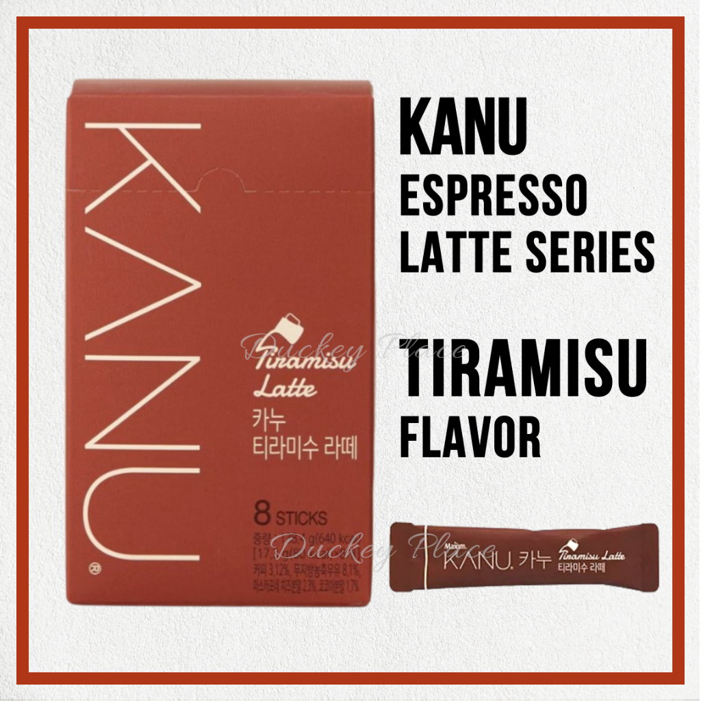 Kanu Coffee Latte Collection รส Tiramisu 8T 24T
